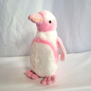 Wishpets 2013 Pink & White Penguin 11" Plush Animal Toy Fabian
